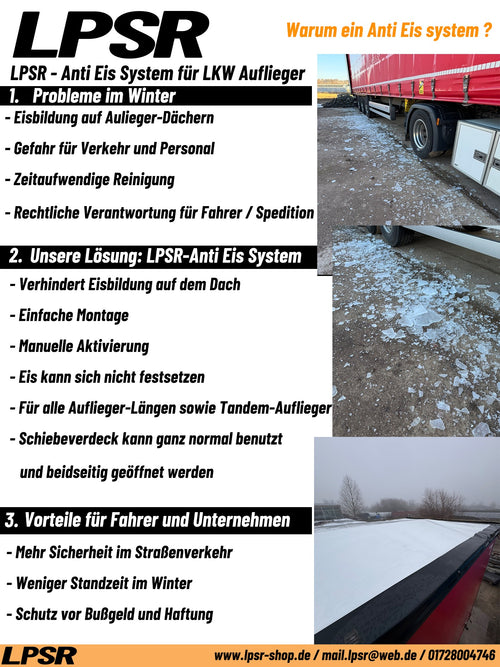 LPSR - Anti Eis System für LKW Auflieger